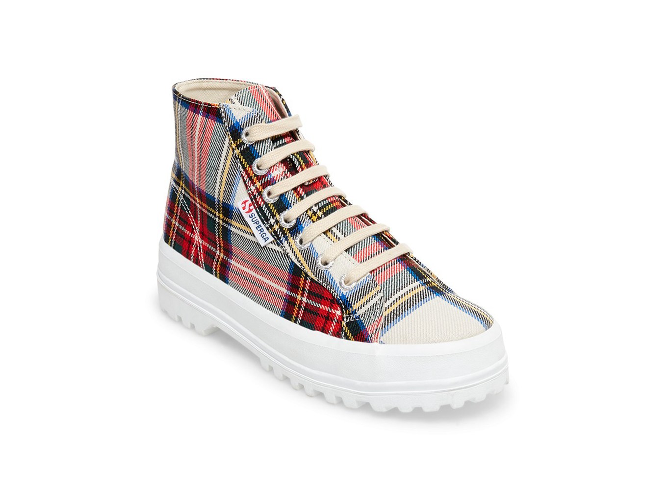 Botas Superga Mujer Multicolor - 2341 Cotw Plaid - 831560HKM